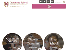 Tablet Screenshot of cranmoreprep.co.uk